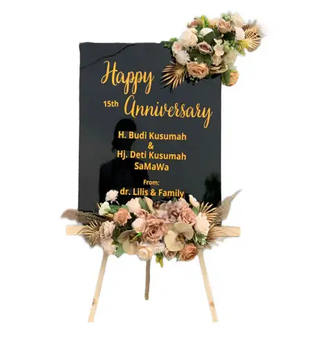 Papan Bunga Akrilik Simpang